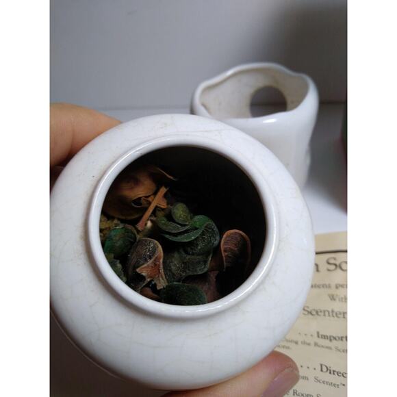 Vintage Christmas Potpourri Press Ceramic Room Scenter Santa Claus 1988 Holiday - Picture 3 of 10